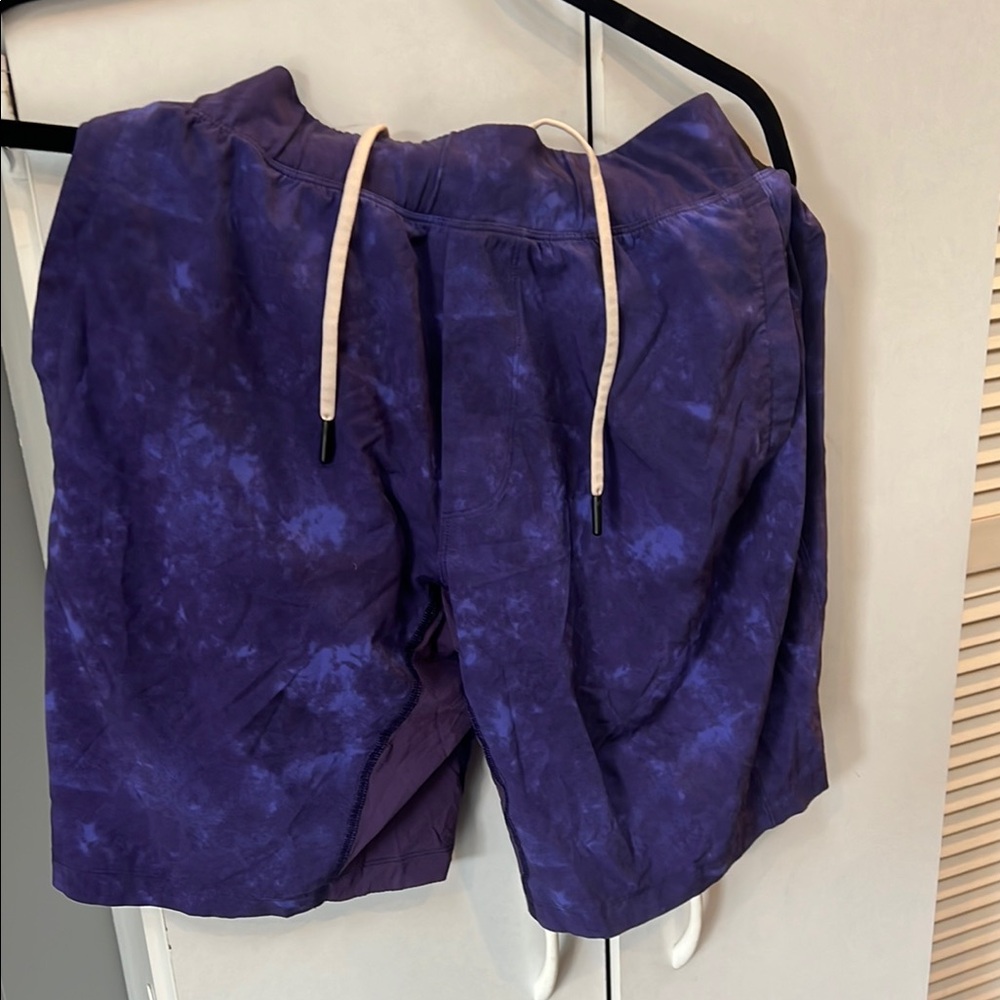 Purple Tie-Dye Shorts